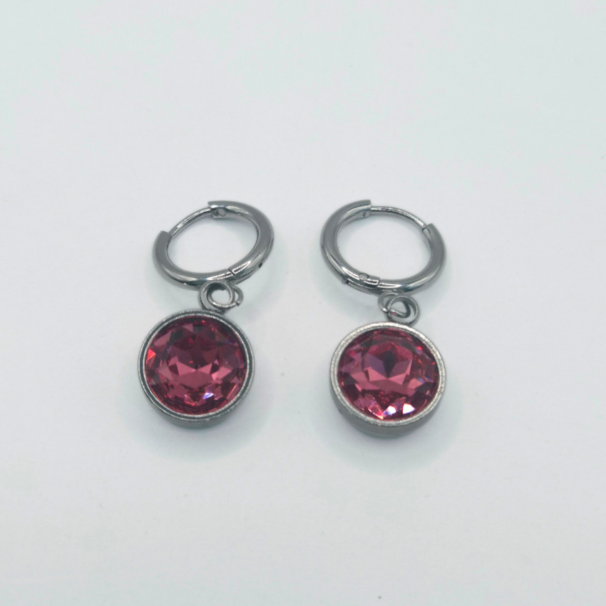 Raspberry Earrings