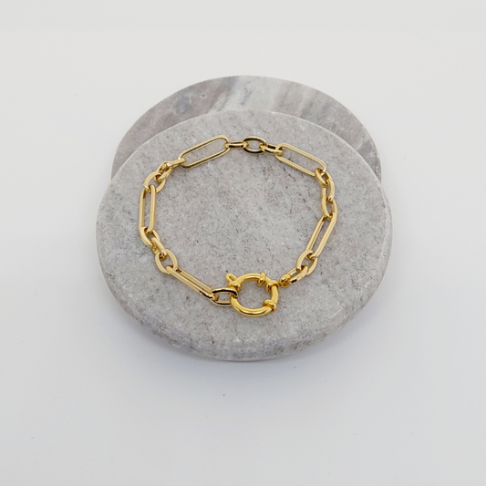 Statement Clasp Bracelet