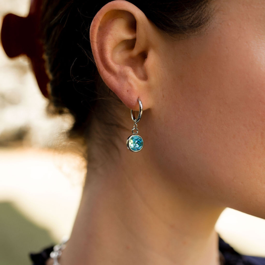 Aqua Earrings