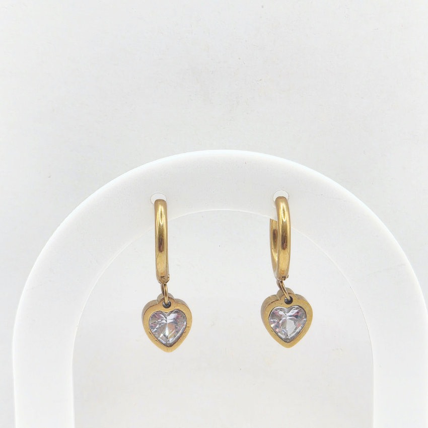 Heart of Gold  Earrings