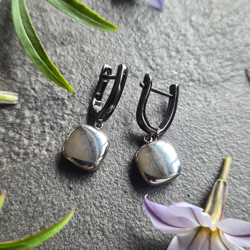 Black & Silver Earrings
