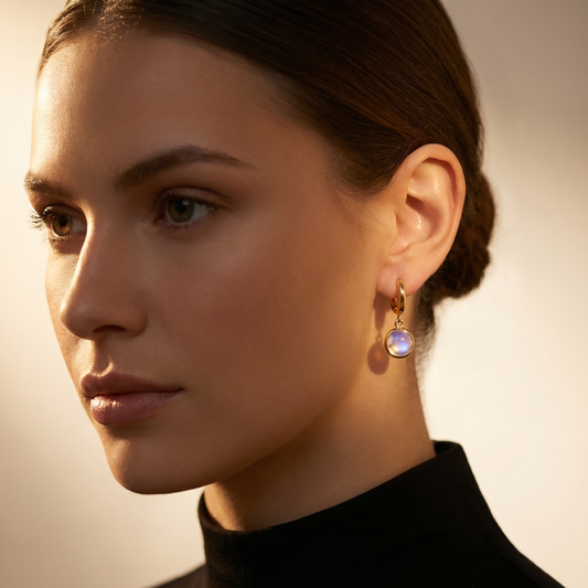 Golden Ice Earrings